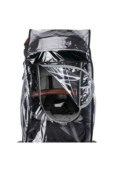 Malzek Zippered Ultra Luxury Baby Stroller Raincoat Black