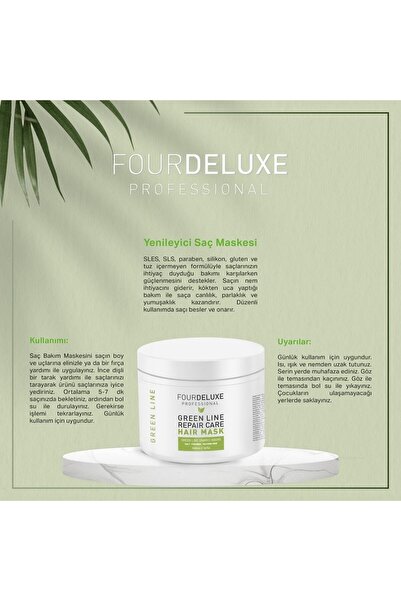 FourDeluxe Green Line Repair Care Hair Mask