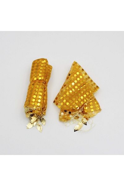 Hobigram Bridal Accessory Sar Sequin Halay Handkerchief Henna Material 10 Pieces – Bridal Accessory, Stylish Design – Gel