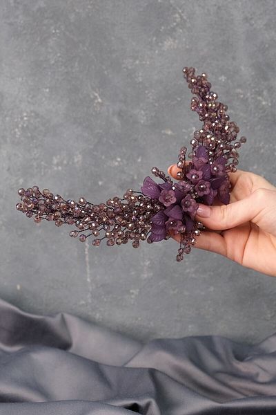 Hobigram Hair Accessory Şimal Beaded Bridal Tiara and Hair Turban Accessory – Other Hair Accessories – Other Sa