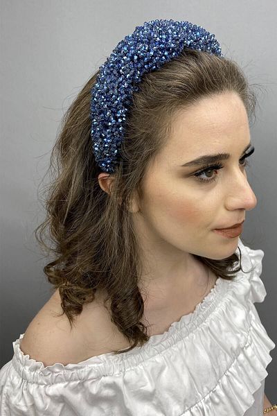 Hobigram Bridal Accessory Polaris Crystal Jewelled Bridal and Henna Crown