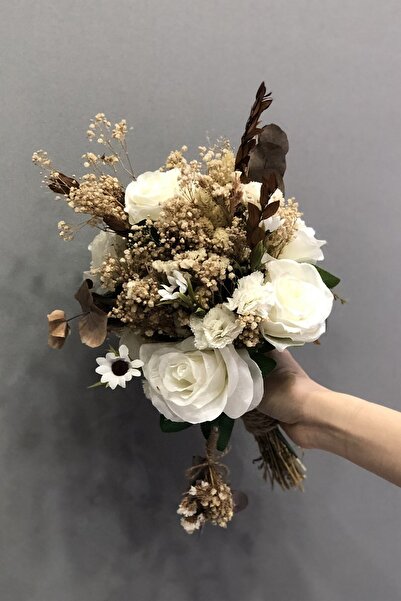 Hobigram En Güzel Gelinlere Kurutulmuş Cipsolu Kremli Gelin Çiçeği – Gelin Çi...