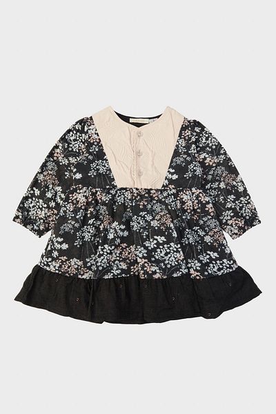 GB Baby Baby Girl Patterned Dress 23FW0BG2904