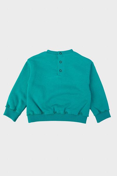 GB Baby Bg Store Baby Boy Green Sweatshirt 23Fw0Bg1420