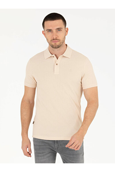 Pierre Cardin Slim Fit Polo Neck Basic T-Shirt