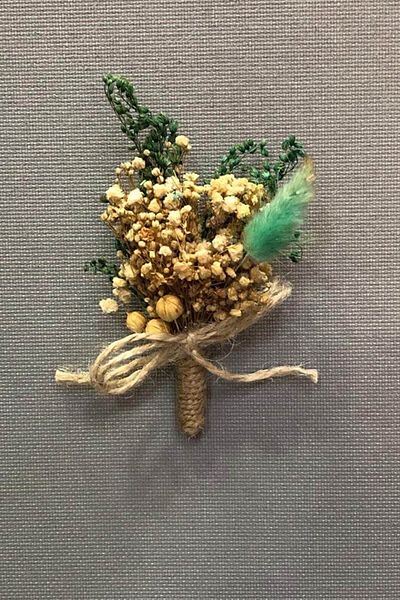 Hobigram Τεχνητό λουλούδι Boutonniere Αποξηραμένο – Ειδικό Σχέδιο, Αξεσουάρ, Ποιοτική Παραγωγή, Εντυπωσιακό Στυλ
