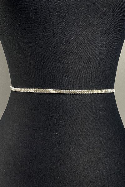 Hobigram Handmade Belt Shiny Thin Beyoğlu Stone Evening Dress Belt – Belt, Stylish Design, Women's Accessory