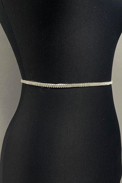 Hobigram Handmade Belt Shiny Thin Beyoğlu Stone Evening Dress Belt – Belt, Stylish Design, Women's Accessory