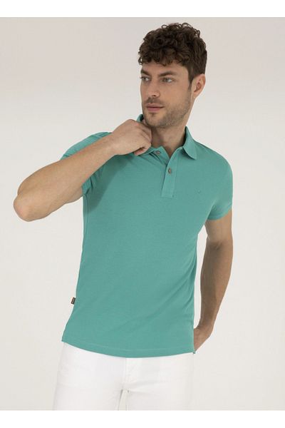 Pierre Cardin Slim Fit Polo Lack Basic T-Shirt