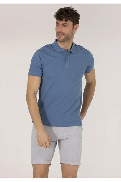 Pierre Cardin Slim Fit Polo Lack Basic T-Shirt