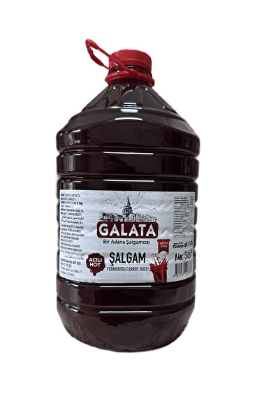 Galata Acılı Şalgam Suyu Koli (4 Adet) (5 Lt)