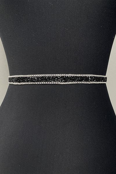 Hobigram Handmade Belt Chain Beaded Elegant Waist Belt Dress Accessory – Belt, Stylish Design