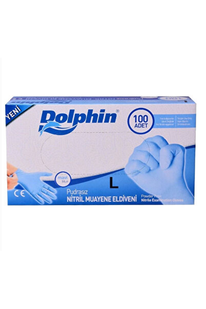 ofisturka Pudrasız Mavi Nitril Medikal Muayene Eldiveni ( L ) 2000 Adet