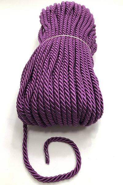 Hobigram Πλεξούδα Σχοινί Plum Cord Rope 8 Mm 1 Mt – Σχοινί πλεξίματος, Κομψό Σχέδιο, Γυναικείο Αξεσουάρ – Σχοινί πλεξίματος – Σχοινί πλεξίματος