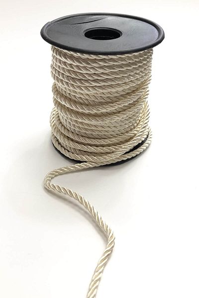 Hobigram Πλεξούδα Κρεμ Σχοινί Κορδόνι 4 Mm 1 Mt – Ειδικό Σχέδιο, Αξεσουάρ, Ποιοτική Παραγωγή, Στυλ που τραβάει τα βλέμματα – Πλεξούδα