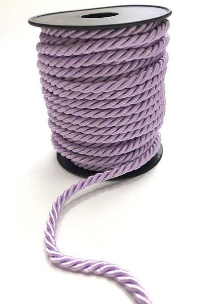 Hobigram Πλεκτό νήμα λιλά κορδόνι 8 mm 1 Mt – Πλεκτό νήμα, κομψό σχέδιο, γυναικείο αξεσουάρ – Πλεκτό νήμα