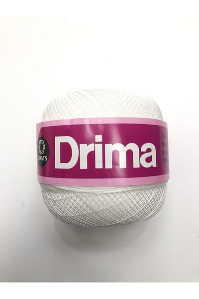 Hobigram Πλεξούδα Drima Mercerized White Lace Thread No:70 100 gr (1 Τεμάχιο) – Πλεξούδα, Κομψό Σχέδιο – Πλεξούδα