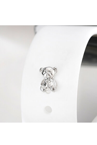 BearPear Apple Watch Uyumlu Ayıcık Figürlü Kordon Aksesuar Smartwatch Charm