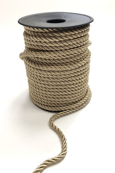 Hobigram Πλεξούδα Σχοινί Μέλι Χρώμα Κορδόνι Σχοινί 6 Mm 1 Mt – Σχοινί πλεξίματος, Κομψό Σχέδιο, Γυναικείο Αξεσουάρ – Σχοινί Πλεξίματος – Πλεξούδα I