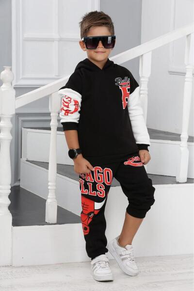 ÖYKÜ KİDS Hooded Boy's Tracksuit Set