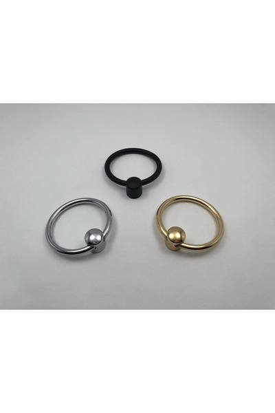 DKS Halka Sarkaç Mobilya Çekmece Mutfak Dolap Kulpu Zamak Premium Kalite Sarkaç Kulp