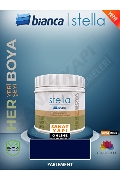 Bianca 2024 Renk Yeni Su Bazlı Boyalar 500Ml