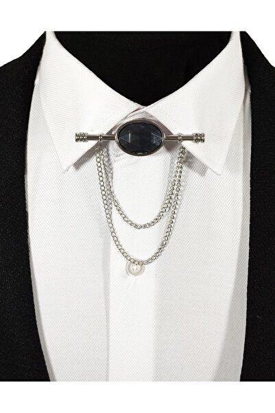 BLC Basic Line Co. Her Gömleğe Uygun Klipsli Gümüş Renk Çerçeve İçinde Füme T...