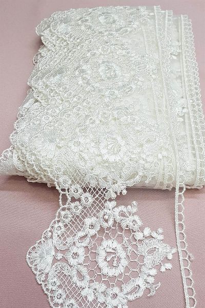 Hobigram Types of Lace White Patterned Lace Ribbon – Lace, Stylish Design, Women's Accessory