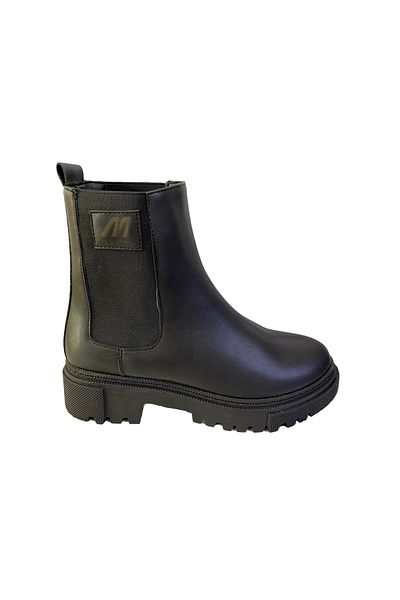 M.P. Sevilla Orthopedic Elastic Original Stitched Women's Chelsea Black Boots