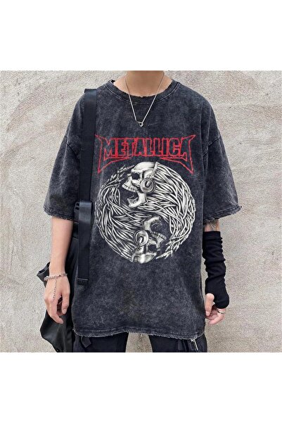 Violon Tricou Rock Series Washed unisex Metallica Vintage