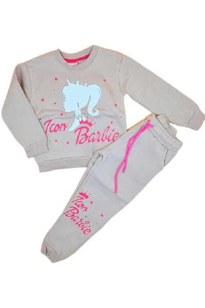 Flower 3 İP ŞARDONLU ÇOCUK KIZ EŞOFMAN TAKIM