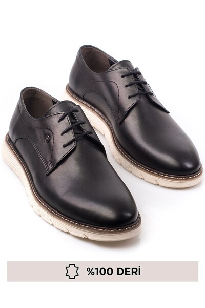 depderi Pantofi pentru bărbați din piele naturală cu design italian clasic