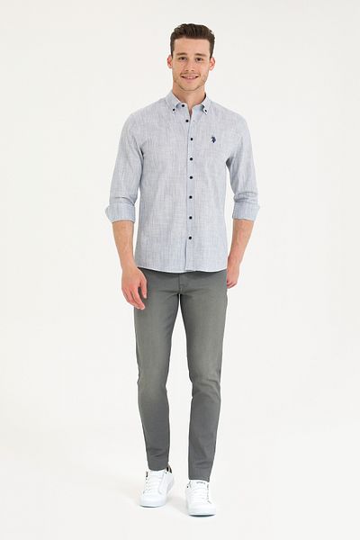 U.S. Polo Assn. Α.Π. ΠΟΛΟ ΑΝΔΡΙΚΟ ΑΘΛΗΤΙΚΟ ΠΑΝΤΕΛΟΝΙ SLIM FIT DENIM 1684279 PARKER 006 ANTHRACITE