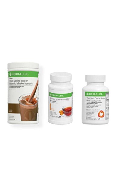 Herbalife Hızlı Başlangıç 1 Ad. Çikolata Shake 1 Ad. Thermo 1 Ad. Şeftali Çay...