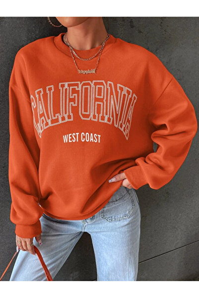 Revasser Unisex Men's/Women's California Colorful Special Printed Oversize Cr...