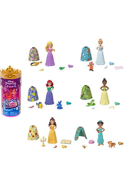 Disney Prenses Color Reveal Renk Değiştiren Ana Karakter Bebekler - 1.Seri HMB69