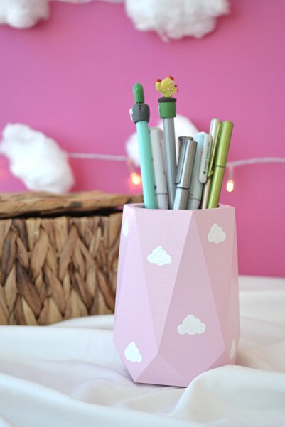 Bi' Dolu Dükkan حامل قلم غائم وحامل فرشاة للمكياج ومنظم مكتبي