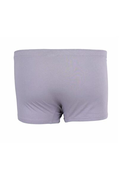 Starbattal Men's Large Size Buttoned Long Leg Boxers 11907 GRI