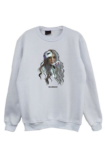 fame-stoned Φούτερ με στάμπα Billie Eilish