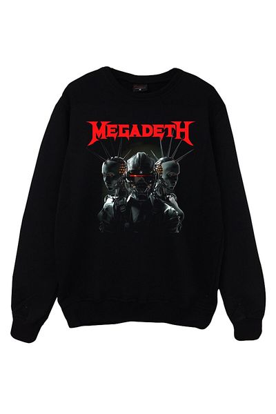 fame-stoned Суитшърт с принт Megadeth