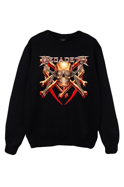 fame-stoned Суитшърт с принт Megadeth