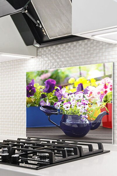 Genel Markalar Cam Ocak Arkası Koruyucu Ankastre Arkası Koruyucu | Çiçek