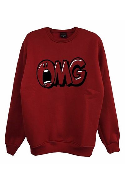 fame-stoned Суитшърт с принт OMG