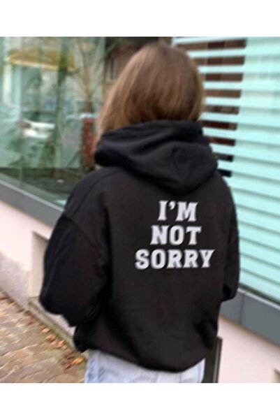 Gofeel I'M Not Sorry Sweat Sweathsirt 3 Thread Raster Streetwear Hoodie Gofeel