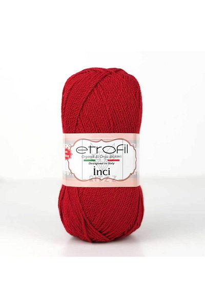 Etrofil İnci 73047 Σκούρο Κόκκινο