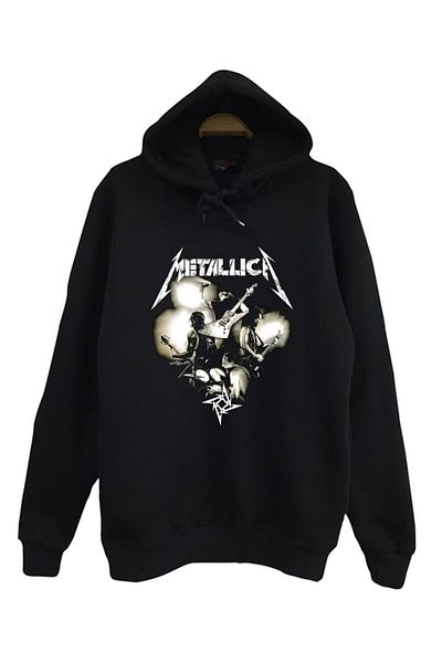 fame-stoned Суитшърт с качулка и принт на Metallica