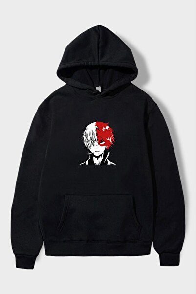 Gofeel Red White Anime Sweat Sweathsirt 3 Thread Raster Streetwear Hoodie Gofeel