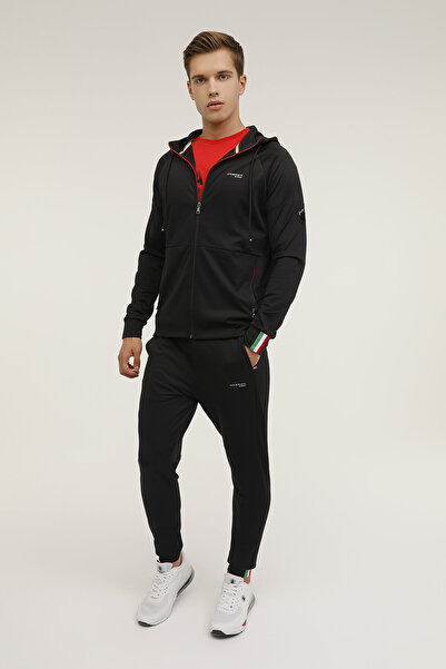 lumberjack ML RENATO-CB 18SD1155 3PR Siyah Erkek Eşofman Üstü