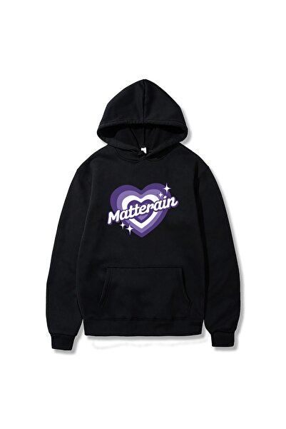 Gofeel سويت شيرت من MATERAİN PURPLE HEART SWEAT 3 خيوط راستر ستريتوير هوديي G...