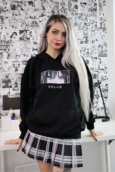 Gofeel Lila Eye Girl Anime Sweat Sweathsirt 3 Thread Raster Streetwear Hoodie...